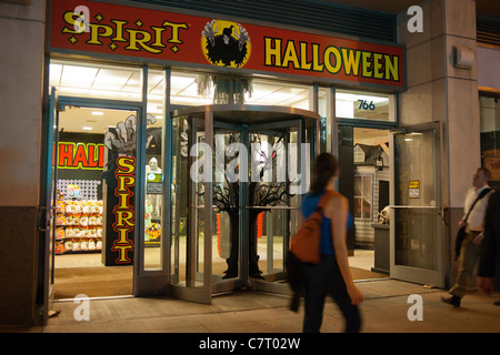 The Spirit Halloween pop-up store is seen in the Chelsea neighborhood of New York Stock Photo