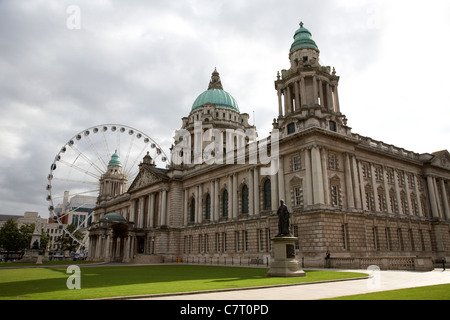 Belfast City Hall, Donegall Square, Belfast, Northern Ireland, UK. Stock Photo