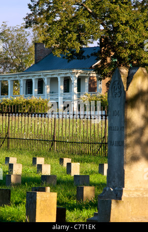 McGavock Confederate Cemetery on the grounds of the historic Carnton Plantation, Franklin Tennessee USA Stock Photo