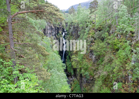Corrieshalloch Gorge and Falls of Measach Stock Photo