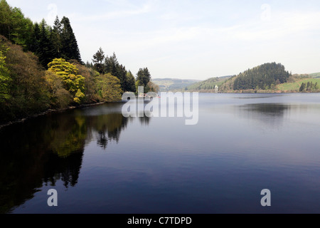 The Lake Vyrnwy Dam and reservoir in Powys, Wales. Stock Photo