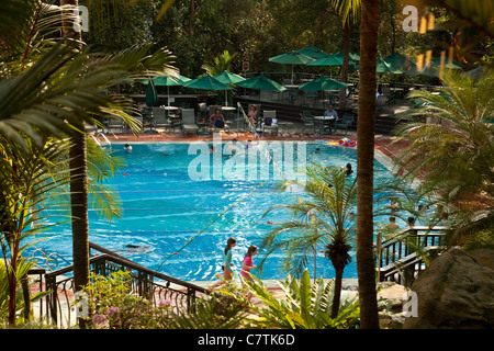 The swimming pool at the expat British Club, Singapore asia Stock Photo