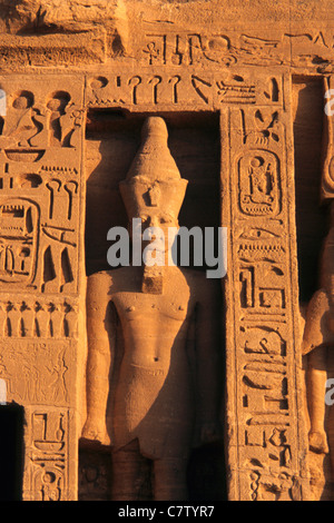 Egypt, Abu Simbel, Hather's Temple Stock Photo