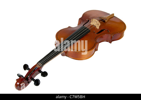 Violin, isolated on a white background Stock Photo