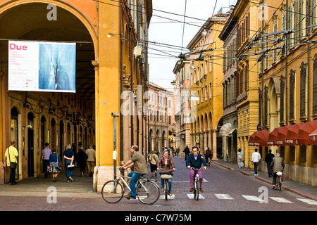 Italy, Emilia Romagna, Modena, Via Emilia, arcades Stock Photo