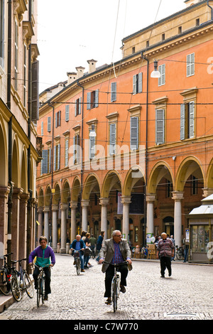 Italy, Emilia Romagna, Modena, Via Emilia, arcades Stock Photo