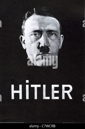 ADOLF HITLER   Nazi poster about 1936 Stock Photo