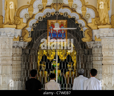 Shri Swaminarayan mandir Temple Ahmedabad Swaminarayan Sampraday Hindu sect Gujarat Sampraday headquarters NarNarayan Dev Gadi Stock Photo