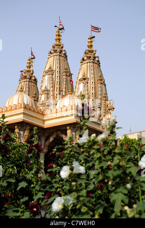 Shri Swaminarayan mandir Temple Ahmedabad Swaminarayan Sampraday Hindu sect Gujarat Sampraday headquarters NarNarayan Dev Gadi Stock Photo