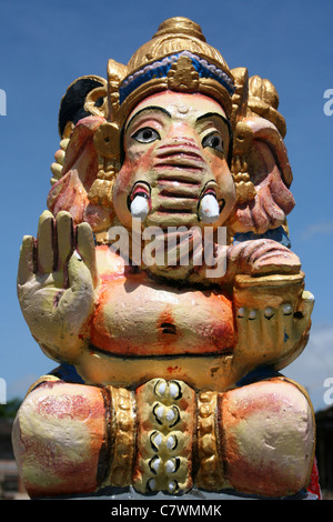 Ganesh Statue At Ulun Danu Batur Temple, Bali Stock Photo