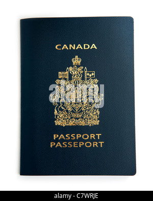 Canadian passport Stock Photo