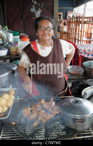 Managua Nicaragua,Mercado shopping shopper shoppers shop shops market buying selling,store stores business businesses,shed,family families child child Stock Photo