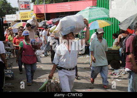 Managua Nicaragua,Mercado Oriental,flea shopping shopper shoppers shop shops market markets buying selling,retail store stores business businesses,ven Stock Photo