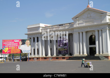 Managua Nicaragua,Area Monumental,National Palace of Culture,1935,plaza,Pablo Dambach,museum,national archive,heritage,history,building,outside exteri Stock Photo