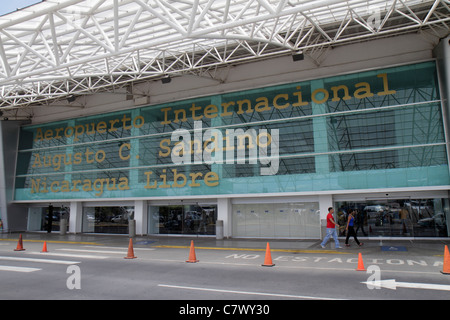 Managua Nicaragua,Augusto C. Sandino Aeropuerto Internacional,International Airport,MGA,outside exterior,front,entrance,terminal,Nicar110504009 Stock Photo