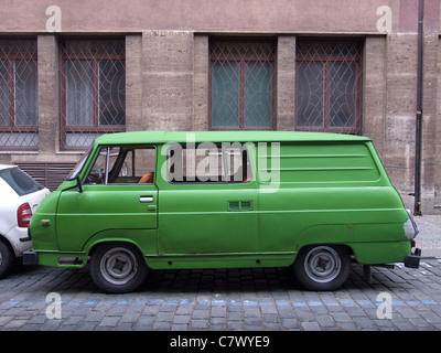 Old Car, Lada, Prague Stock Photo