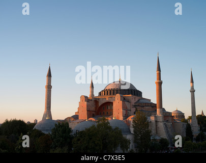Hagia Sophia ( Aya Sofia ) mosque now museum in Istanbul Turkey Stock Photo