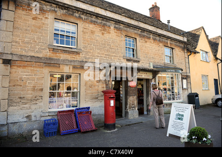 The Lacock Village Food Store in Lacock Wiltshire Uk Stock Photo