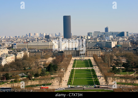 Window view of the Eiffel Tower from hotel, Les Jardins d'Eiffel Stock  Photo - Alamy