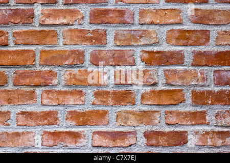 detail of a red brick wall Stock Photo