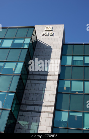 AIB Allied Irish Bank International Centre Headquarters, AIB Capital Markets at Custom House Quay, Dublin, Ireland. Stock Photo