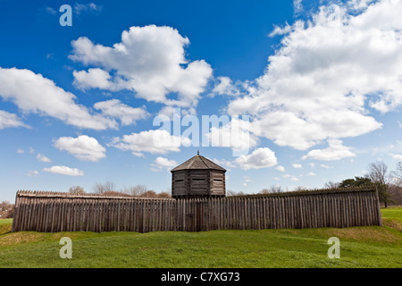 Canada,Ontario,Niagara-on-the-Lake, Fort George National Historic site,blockhouse Stock Photo