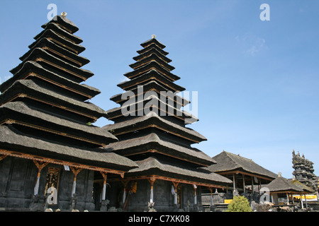 Besakih Mother Temple on the slopes of Mount Agung, Bali Stock Photo