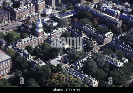 USA, Massachussett, Cambridge: aerial view of Harvard University Stock Photo