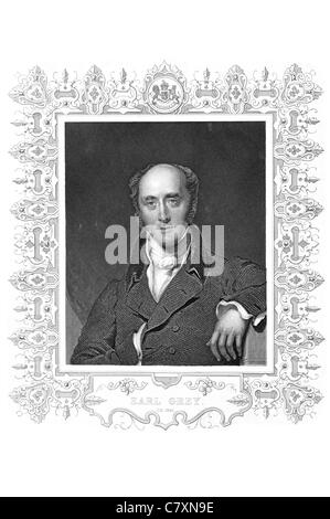 Charles Grey 2nd Earl KG PC 1764 1845 Viscount Howick Prime Minister United Kingdom Whig Party British government Stock Photo