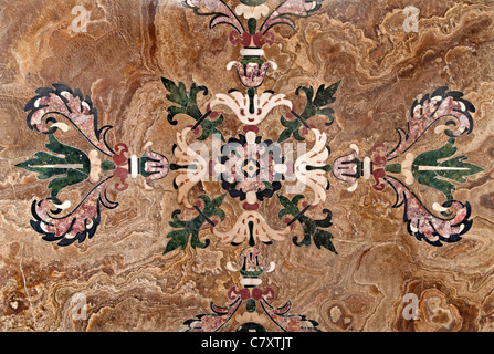 Milan - stone mosaic from Cappella Portinari Stock Photo