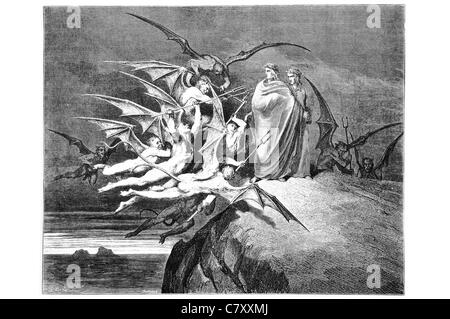 Divine Comedy. Paradise. XXI Canto. Dante ascends with Beatrice to the ...