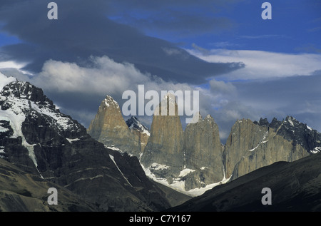 South America, Chile, Torres Del Paine National Park Stock Photo