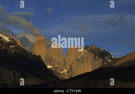 South America, Chile, Torres Del Paine National Park Stock Photo