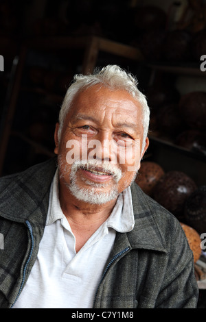 Portrait of Balinese gentleman. Stock Photo