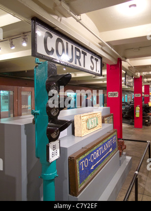 New York Transit Museum gallery Stock Photo