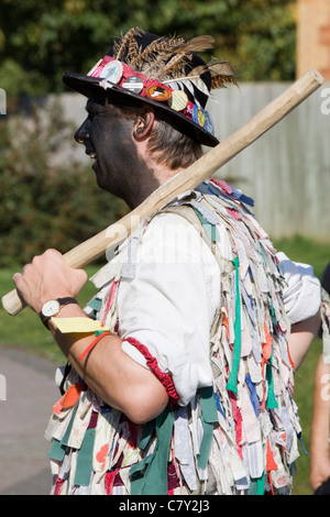 Morris dancer British folk dance Armaleggan Stock Photo