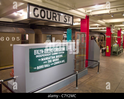 New York Transit Museum gallery Stock Photo