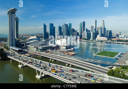 Singapore Skyline Stock Photo