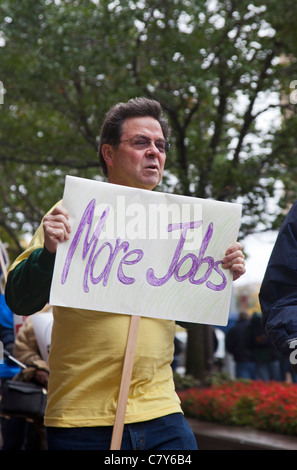 Public Employees Protest Michigan's Welfare Cuts Stock Photo