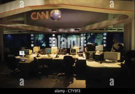 USA, Georgia, Atlanta, CNN Center Stock Photo