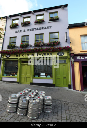 The Clock Tower bar and restaurant in Westport Stock Photo