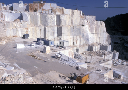 Italy, Tuscany, Apuan Alps, quarry of Carrara marble Stock Photo