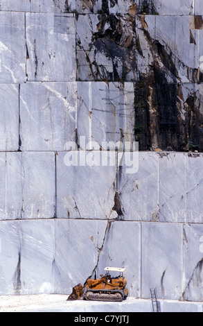 Italy, Tuscany, Apuan Alps, quarry of Carrara marble Stock Photo