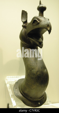 Greek Art. Archaic Age. Bronze griffin. Second half of the 7th century, early 6th century BC. Stock Photo