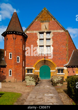 Quaker Meeting House in Bournville Model Village Birmingham built by the Cadbury family for workers in their chocolate factory Stock Photo