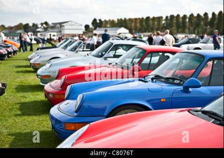 Row of classic Porsche cars at Windsor car show Stock Photo - Alamy
