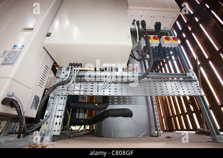 An air source heat pump Stock Photo