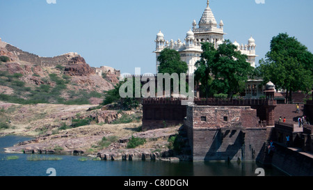 Jaswant Thada Mausoleum Jodhpur Rajasthan India Stock Photo