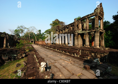 Cambodia, Siem Reap, Angkor, Preah Khan, Hindu Buddhist temple Stock Photo