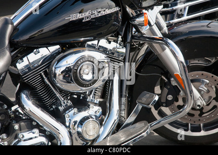 Harley Davidson Bike Stock Photo